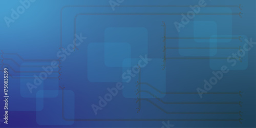 Abstract futuristic circuit board Illustration, Circuit board pattern for technology background. Abstract electric technology circuit lines. Futuristic connection digital technology data background.