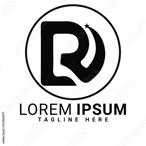 Bi, di, RI, text logo art, technology, web, company, logo, design, vector, icon, 