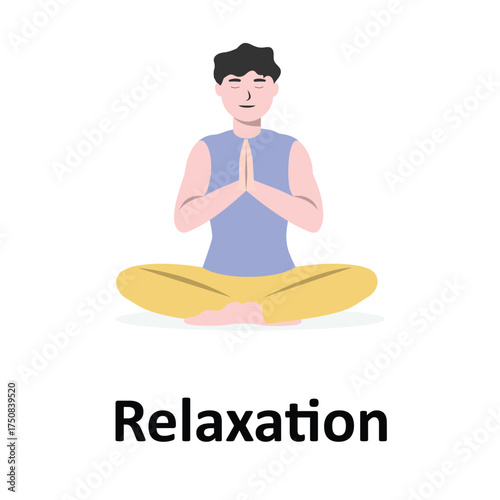  Relaxation Vector Illustration Which can easily edit or modify