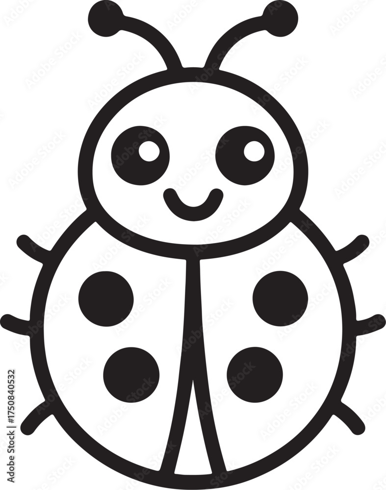 Obraz premium funny cartoon bug