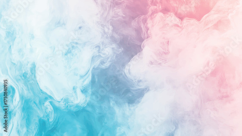 colorfull blue ink marble texture background