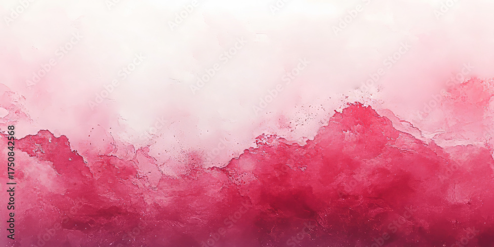 Obraz premium An expressive abstract background of vibrant pink and white watercolor-like clouds or smoke. Ideal for blogs on art, beauty, or ethereal themes.