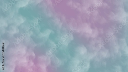 Abstract smoky cloud of pale purple and blue ideal for backgrounds, textures, and design projects with a dreamy aesthetic.