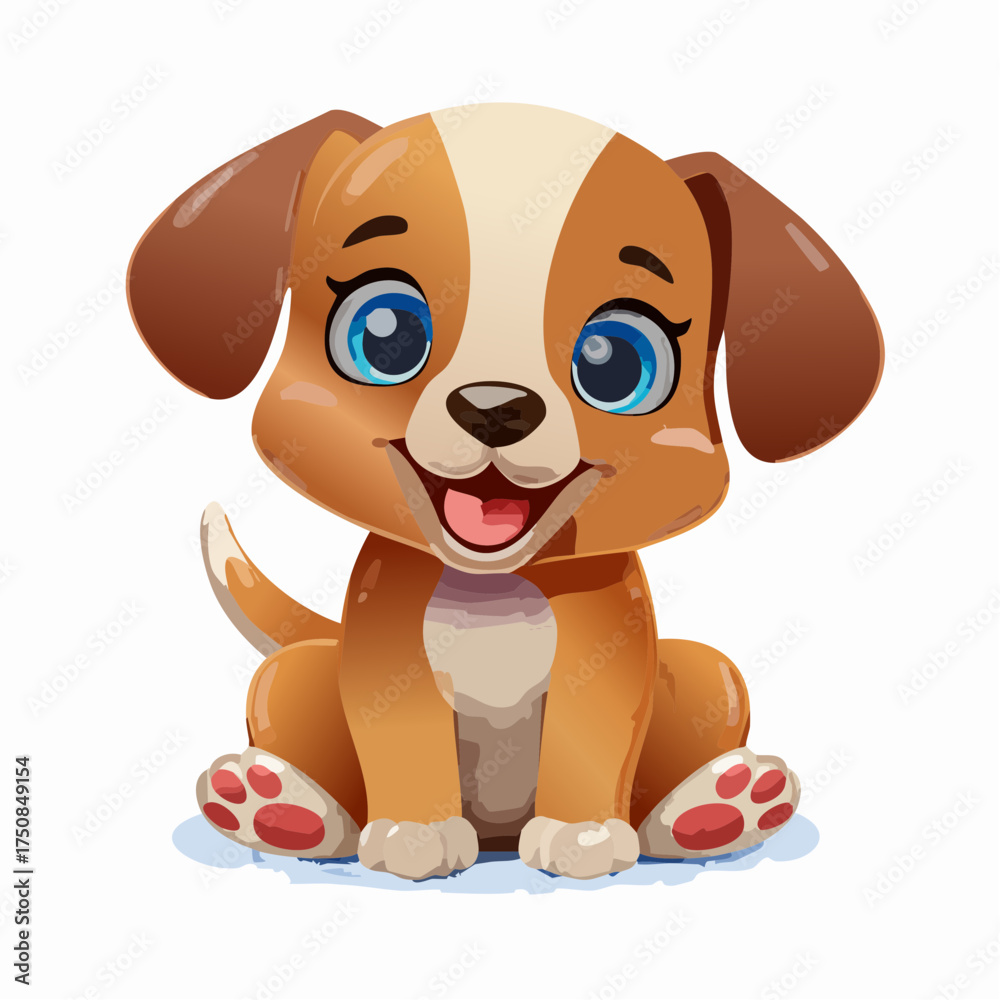 Naklejka premium Wuschel, der Hund