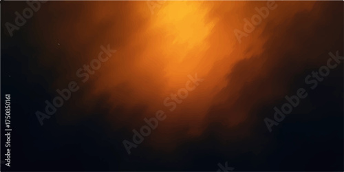 Abstract warm glowing light streaks and ethereal smoke wisps against a dark moody background