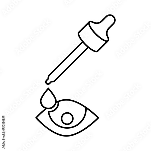 Eye Drops icon desigbn