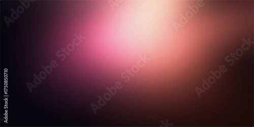 Abstract glowing pink and gold light flares emanating from a dark background with a subtle pixelated texture