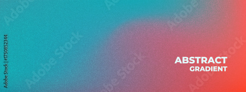 Red blue gradient background. Noise dots and specks create subtle texture. Vector seamless pattern. Used as overlay for design templates and posters.