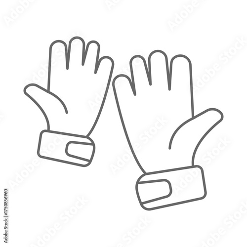 Gloves icon desigbn