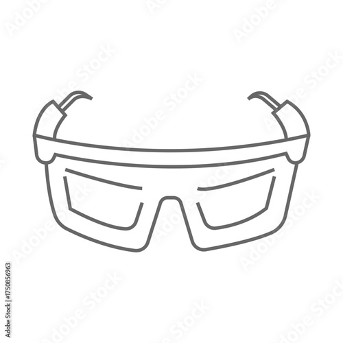 Safety Goggles icon desigbn