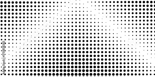 Abstract halftone vector element. Modern doted background. Conceptual vector shape for design posters, business cards, postcards, labels, text and inscriptions. Vintage form.