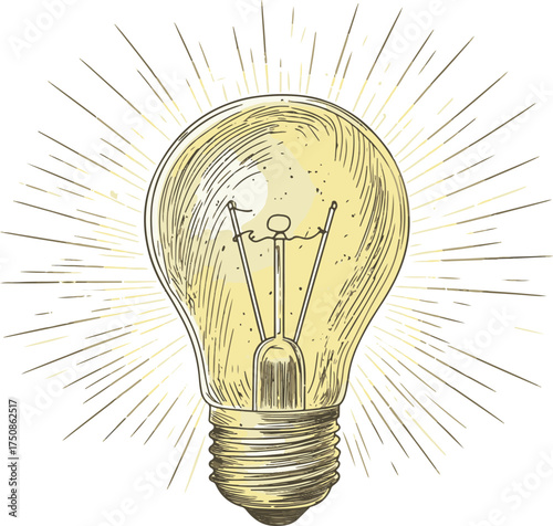 lamp vector poster art desig logo