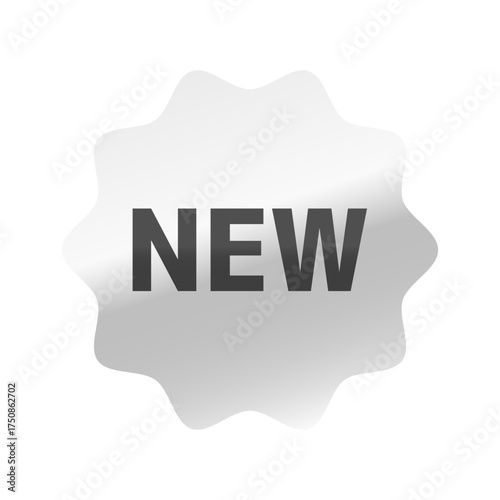 光沢のあるアイコン_NEW_M＋1c font_なめらかなジグザグ型_SILVER