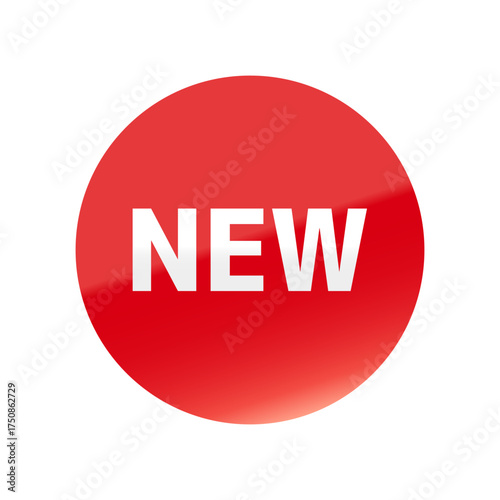 光沢のあるアイコン_NEW_M＋1c font_丸型_RED