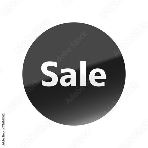 光沢のあるアイコン_Sale_M＋1c font_丸型_BLACK