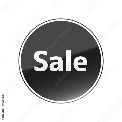 光沢のあるアイコン_Sale_M＋1c font_線囲み丸型_BLACK