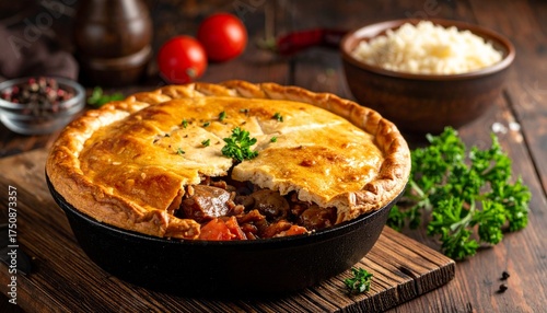 apple pie with cinnamon