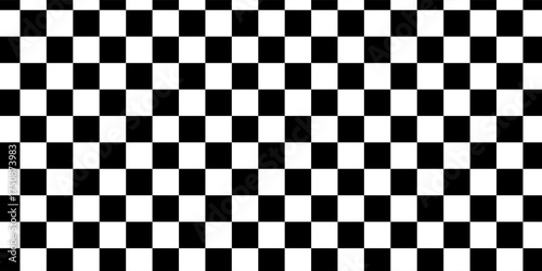 PrintBlack and white checkered pattern, Checkerboard seamless pattern