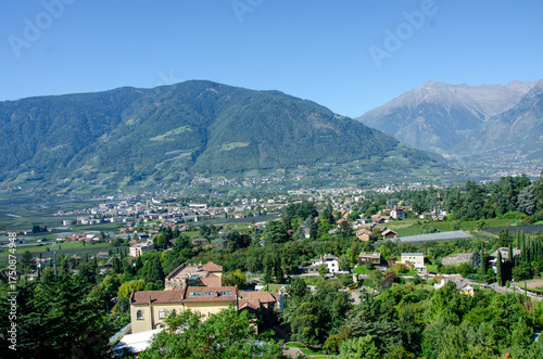 Blick von Schloss Trauttmannsdorff