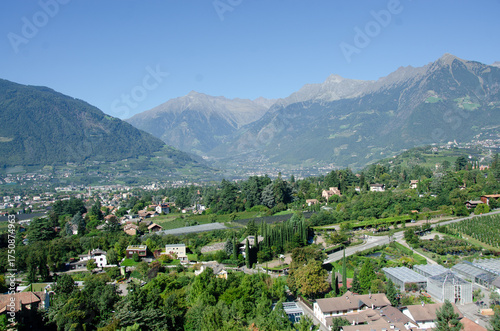 Blick von Schloss Trauttmannsdorff