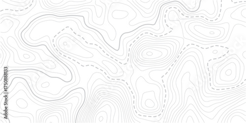 Black and white lines seamless Topographic map patterns, topography line map. Vintage outdoors style.Abstract topo contour map on white background, Topographic map Topographic contour lines map seamle