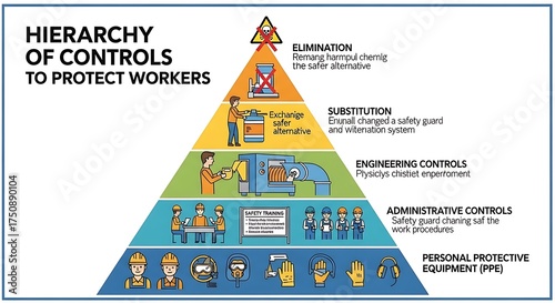 Hierarchy of Controls - Protecting Workers with Safety Measures.
