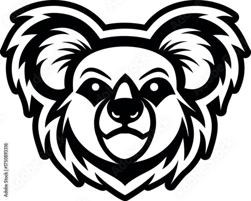 Filled style icon showing koala symbol
