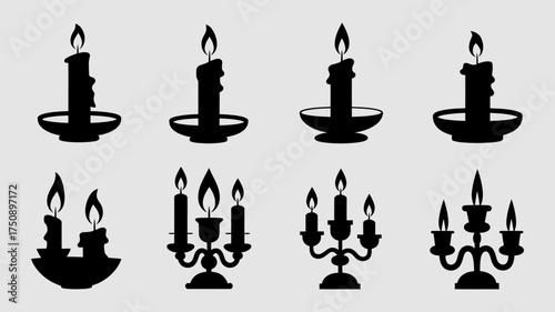 Candle2 Minimal Silhouette Collection