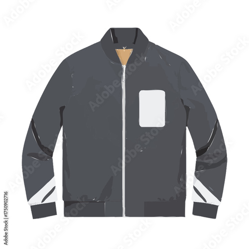 vector illustration of a jacket 