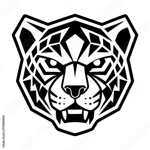 A filled style icon representing a leopard symbol