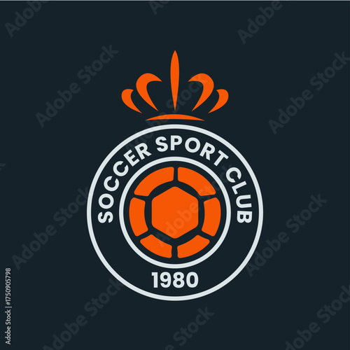 Famous vintage soccer club crests