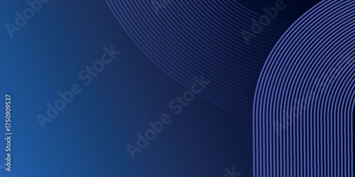 Dark blue abstract background with abstract geometric lines. Modern striped background design. Vector illustration for banners, presentations, and websites.