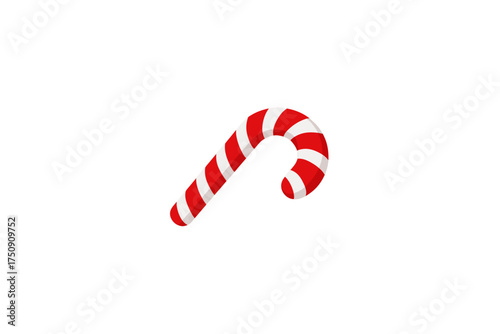 candy cane isolated on white