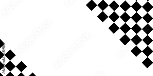 Race flag grunge background, car rally or motocross finish flag with vector checker pattern. Grunge race flag for car racing sport or bike speedway, motorsport