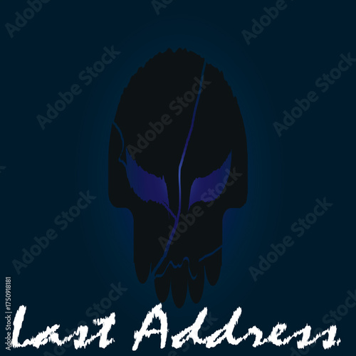 last address Big Skull T Shirt, Day Of The Dead.