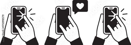 Engaging mobile user interface with touch gestures