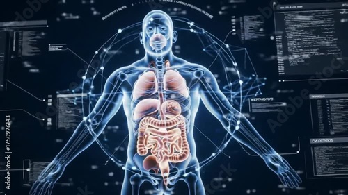 Anatomy scan reveals internal organs in high tech