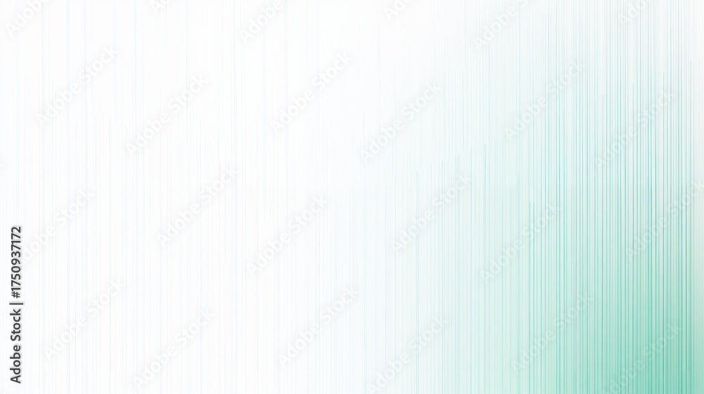 Obraz premium Abstract Gradient Background with Vertical Lines in Shades of Green and Blue, Creating a Soothing and Calm Visual Effect for Artistic or Graphic Design Use