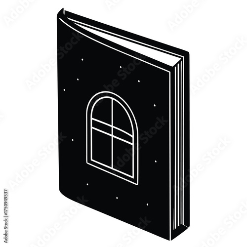 Buku sebagai Payung Pelindung Karakter Berlari Ilustrasi
