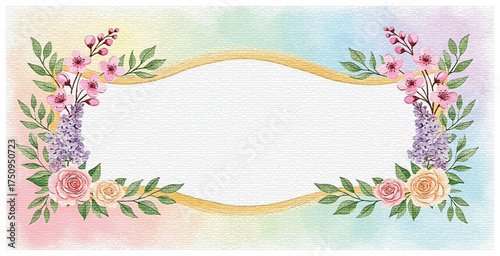 Floral Background with text space 