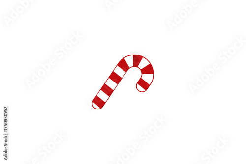 candy canes isolated on white background