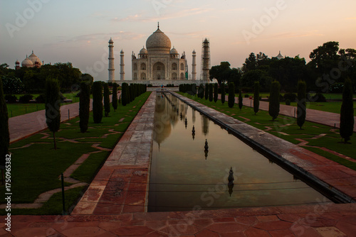 The Taj Mahal is the pinnacle of Mughal architecture and a symbol of India's rich history. It was  a UNESCO World Heritage Site in 1983.
