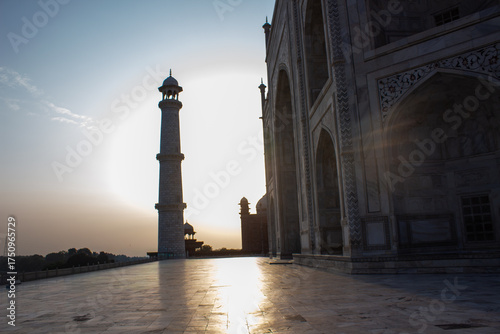 The Taj Mahal is the pinnacle of Mughal architecture and a symbol of India's rich history. It was  a UNESCO World Heritage Site in 1983.
