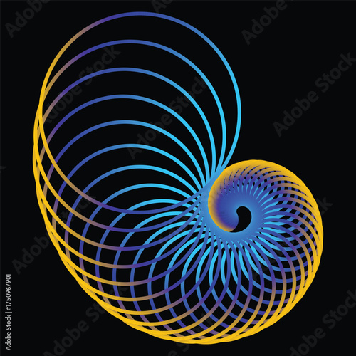 abstract spiral background