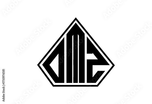Free Download DMZ Custom Monogram Logo Design. - GFXLoad