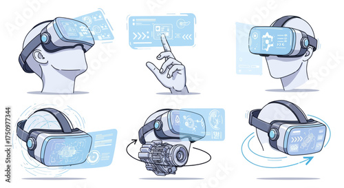 Virtual Reality Headset Interaction and Technology Showcase.