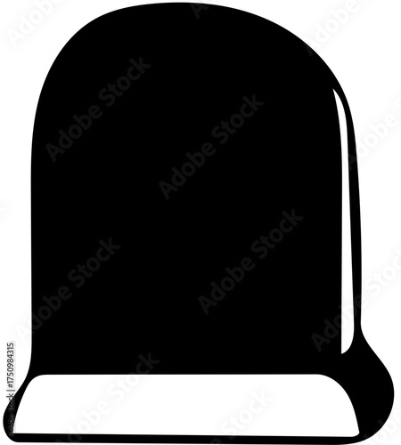 vector illustration of a tombstone