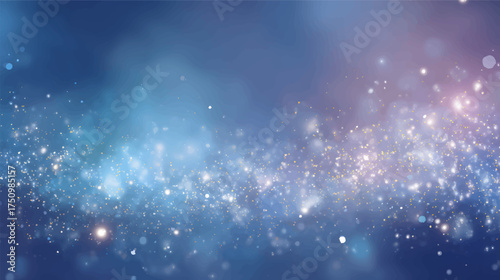 A shimmering wave of golden particles on a dark background, creating a magical and ethereal effect