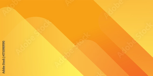 Abstract orange and yellow geometric background. Dynamic shapes composition. Cool background design for posters. Vector illustration