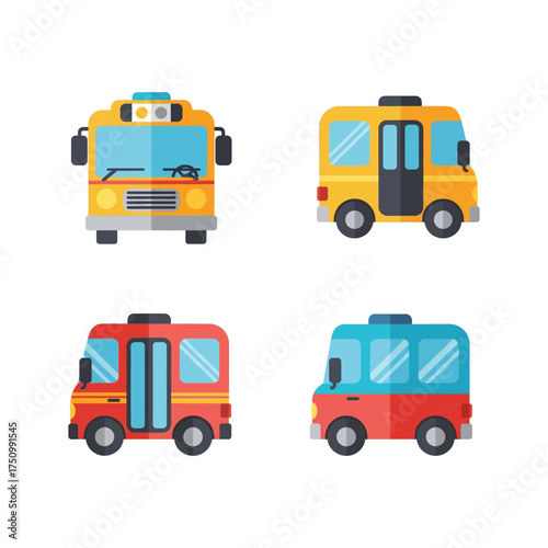 Vibrant Yellow School Bus on a Sunny Day